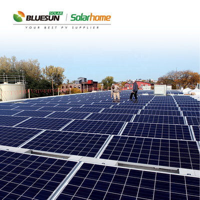 Bluesun Hot Sale Solar Panel Topcon N-type Bifacial Panel Solar 500w 580w 590w 600 610w Solar Power Panel Fitting for Home
