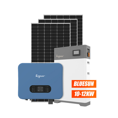Bluesun Factory All in One Complete Hybrid Solar Energy System 10kw 12kw 15kw Home Solar Power System Solution