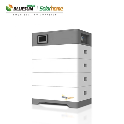 Bluesun 12v-100ah Home Battery Storage System Lifepo4 Solar Lithium Ion Stackable with Smart BMS & CAN Communication Port