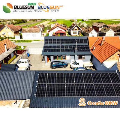 Bluesun New High Efficiency 700W 720W Solar Power Panels Home Use Perc Mono Solar Panel 720W Bifacial Solar Panel for House