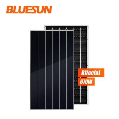 Rotterdam Warehouse 670W 660W Higher Power Commercial Mono Perc Solar Panel Inventory List