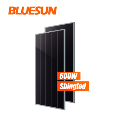 Germany Solar Panel 600W 590W 580W Shingled Mono Bifacial Solar Panel 600 Watt Hjt Solar Panel Price