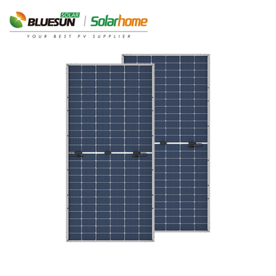 Ja Bifacial Perc Solar Panels 550w Mono 550watt  555w Double Glass Solar Panel Monocrystalline Manufacturers in China Price