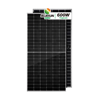 BLUESUN Best Supplier Solar Panels 550w 585w 600w Double Glass Shingled Solar Panel Solar Energy System Use