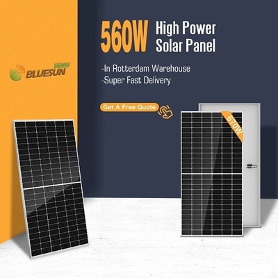 Buying Bluesun Best 550w 560w 600W Solar Panel Rates Panel Solar for Your Home