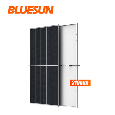 Bluesun Bifacial Half Cells 210mm Panel Solar 545w 550w 555w Panel Solar Panels 48v 550watt with High Efficiency