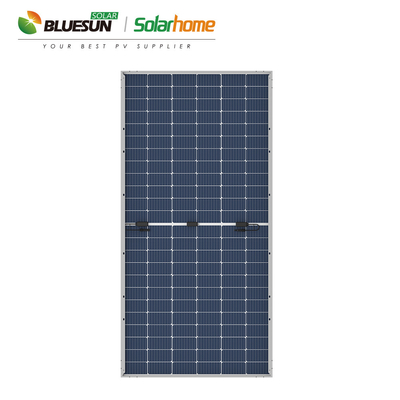 Bluesun Bifacial Half Cells 210mm Panel Solar 545w 550w 555w Panel Solar Panels 48v 550watt with High Efficiency