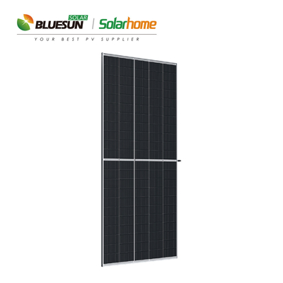 Bluesun Bifacial Half Cells 210mm Panel Solar 545w 550w 555w Panel Solar Panels 48v 550watt with High Efficiency