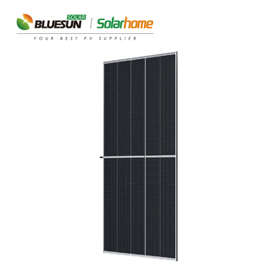 Bluesun Bifacial Half Cells 210mm Panel Solar 545w 550w 555w Panel Solar Panels 48v 550watt with High Efficiency