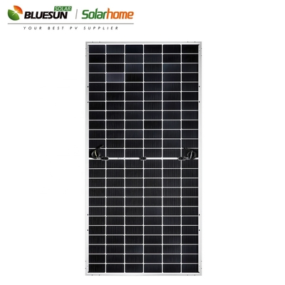 Bluesun 550w Power Photovoltaic Supply Double Glass Bifacial Solar Energy Panel 530w 540w 590w Components European Inventory