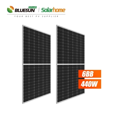 Panel Solar Frame 35mm 455watt Tier 1 Factory Panel Pv Tuv Certificate Bluesun Solar Panel Cell 166mm