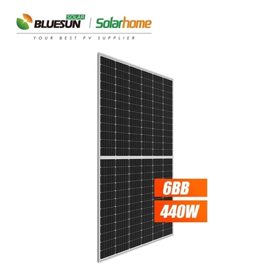 Panel Solar Frame 35mm 455watt Tier 1 Factory Panel Pv Tuv Certificate Bluesun Solar Panel Cell 166mm