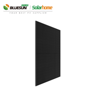 Bleusun 370w Solar Panel Half Cell 375w 380w 120cell Full Black Solar Panel Stock in US Long Beach Warehouse With UL