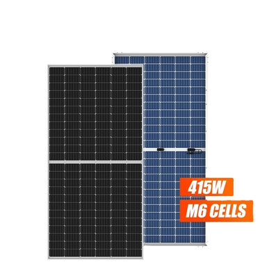 Bluesun Solar 415w Bifacial Glass Solar Panel 420w 430 w 440 Watt Perc Solar Cell 6 Inch