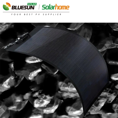 BLUESUN All Black 100W 18V ETFE 200W Flexible 180W Solar Panel 110W 160W Free Shipping