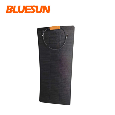 Bluesun Semi-Flexible 48V Solar Panel 250w Flexible 110w  160w 180w Panel for RV Use