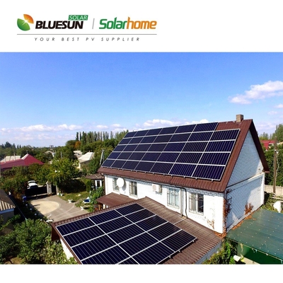 Bluesun Solar Shingles Solar Roof Tiles Photovoltaic 500w Shingled Solar Panel 500watt for Household