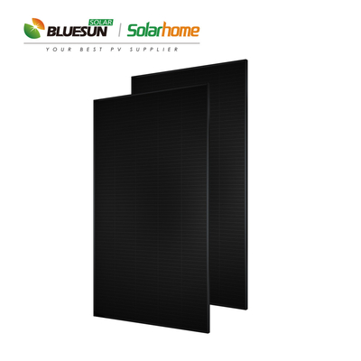 Bluesun Full Black Shingled Solar Panel 410W 415W 425W 440W 480W All Black 425watt Solar Panel Price