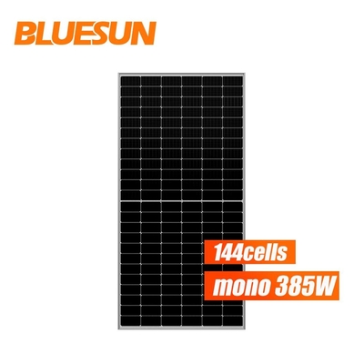 High Power Bluesun  Perc Mono Solar Panel Perc Half Cut Solar Panels 24 Volt 144cell