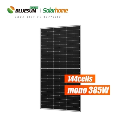 High Power Bluesun  Perc Mono Solar Panel Perc Half Cut Solar Panels 24 Volt 144cell