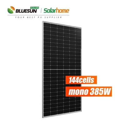 High Power Bluesun  Perc Mono Solar Panel Perc Half Cut Solar Panels 24 Volt 144cell